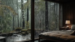 Gentle Rain Sound on the forest🌿  Rain sounds for sleep study and relax [upl. by Euqenimod]