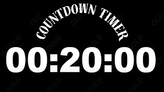 20Minutes Countdown Timer [upl. by Bela566]