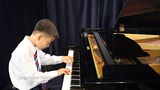 Kuhlau Piano Sonatina Op 20 No1 cover by Queens NY Music Academy student Ivan7 [upl. by Edora]