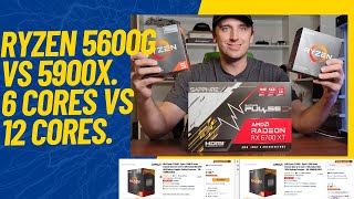 Ryzen 5 5600g vs Ryzen 9 5900x How big is the performance gap  1080P 1440P and 4K [upl. by Mihar457]