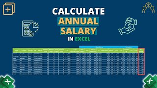 How to Calculate Annual Salary in Excel [upl. by Eleanor]