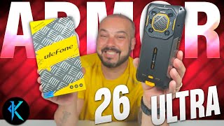 24GB RAM 512GB ROM 200MP IP6869K 15600mah 120W TÁ BOM PRA VOCÊ ULEFONE ARMOR 26 ULTRA [upl. by Atreb]