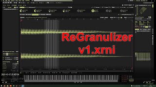 Granular Synthesizer  ReGranulizer v1 for Renoise amp Redux VSTi PC  Mac Linux [upl. by Nyar]