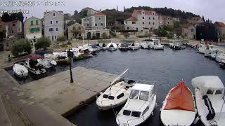 Prvić Šepurine Croatia  Live panorama view [upl. by Aynnek]