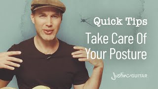 Quick Guitar Tips 23  Take Care Of Your Guitar Posture  Guitar Lesson QT023 [upl. by Franklyn]