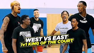 DUKE vs TY GLOVER Ballislife East vs West 1v1 KING OF THE COURT [upl. by Vaas]