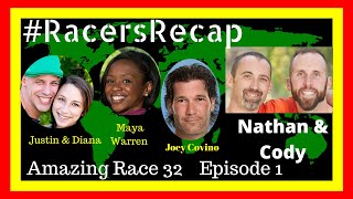 Amazing Race Season 32 Episode 1 with Nathan and Cody RacersRecap [upl. by Alwin]