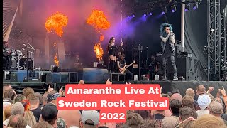 Amaranthe Live Full Concert At Sweden Rock Festival 2022 [upl. by Ecirahc]