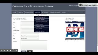 Computer Shop Management System  PHP and MySQL Project Source Code  PHP MySQL CRUD Project [upl. by Erde253]