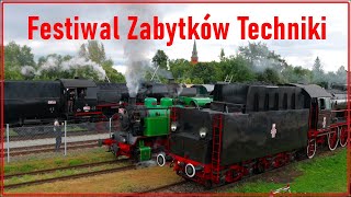 Festiwal Zabytków Techniki  Jaworzyna Śląska gala parowozów [upl. by Oremor]