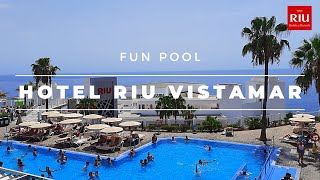 Hotel RIU VISTAMAR  🏨  Puerto Rico Gran Canaria  Fun Pool [upl. by Nalda]