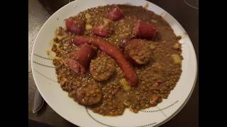 RECETTE COOKEO SAUCISSE LENTILLE 46 PERSONNES [upl. by Akinirt]