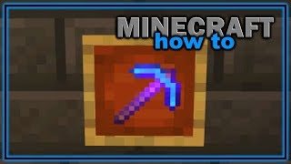 Pickaxe Enchanting Guide  Easy Minecraft Enchanting Guide [upl. by Nnyled]