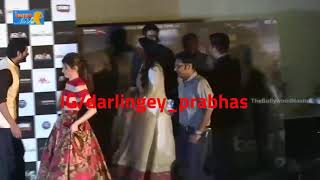 Look how Anushka stopped Prabhas from going ahead  Bahubali promotions  Pranushka  DarlingampSweety [upl. by Lezlie]