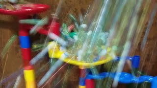 1000 MARBLES DESTROYING A MARBLE RUN [upl. by Teri]