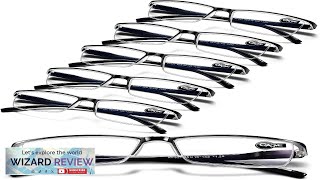 Gaoye 6PCS Reading Glasses Men Unbreakable Blue Light Blocking Computer Readers Review [upl. by Llerroj]