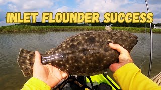 Late Summer Flounder Action on Murrells Inlets Incoming Tide [upl. by Damales651]