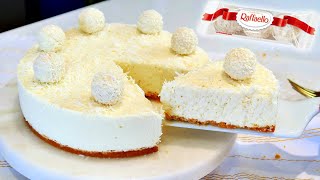 TORTA RAFFAELLO  TORTA CREMOSA DE COCO  A MAIS FÁCIL E DELICIOSA QUE EU JÁ FIZ [upl. by Egdirdle]