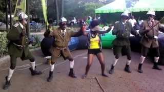 Zangalewa dancers Entertaining Rally Fans at KCB Voi Rally [upl. by Stiles]