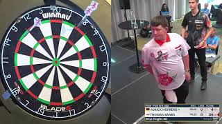 Yorick Hofkens vs Thomas Banks Highlights  WDF Europe Cup Youth Boys Singles Final 2023 [upl. by Sirtemed]