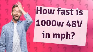 How fast is 1000w 48V in mph [upl. by Egidio]