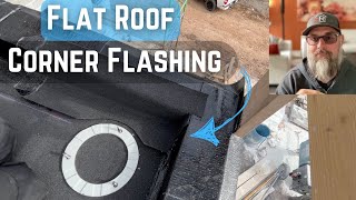 How To Torch an Inside Corner Flashing Detail [upl. by Anhej]