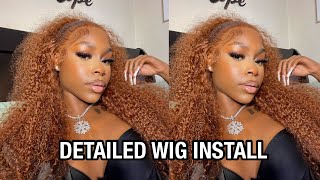 THE PRETTIEST WIG ON THE MARKET Auburn Brown Detailed Wig Install  Unice Hair [upl. by Sancha]