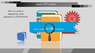 How to create a magnifying glass animation in PowerPoint [upl. by Betteanne432]