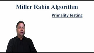 Miller Rabin Primality Test with Examples  Cyber Security  CSE4003 [upl. by Seessel42]