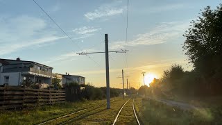 Führerstandsmitfahrt in Braunschweig auf der Linie 1 Stöckheim  Wenden [upl. by Irep]