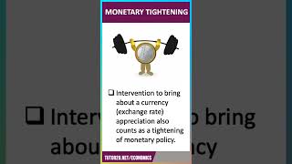 Monetary Policy Tightening  60 Second Economics  ALevel amp IB [upl. by Duj]