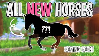 ALL THESE NEW HORSE BREEDS WILL BE ADDED TO STAR STABLE IN 2024 [upl. by Jacob]