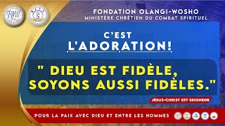 CULTE DADORATION DIMANCHE 01 OCTOBRE 2023 AVEC MESSAGE DE PAPA OLANGI [upl. by Assetan]