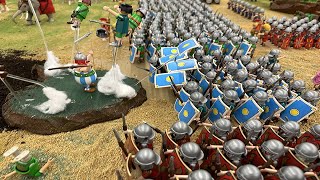 ESTÁN LOCOS ESTOS ROMANOS ⭐ Playmobil Asterix y Obelix Vs Romanos  Exposición Playmobil Torrent [upl. by Kovar]