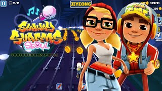 SUBWAY SURFERS GAMEPLAY PC HD 2023  SEOUL  JAKE STAR OUTFITTRICKY [upl. by Patrizius]