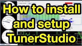 HOW TO Install and set up TunerStudio for MegaSquirt [upl. by Anemolif]