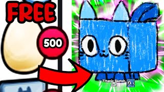 🎉I GOT 500 FREE EXCLUSIVE EGGS and THIS HAPPENED Pet Simulator 99 [upl. by Vonni]