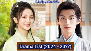 Li Jia Qi and Zhao Yi Qin  Drama List 2024  20 [upl. by Ahcsatan]