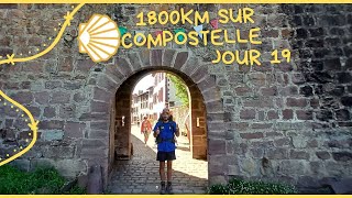 1800km sur compostelle jour 19 Saint Palais Saint Jean pied de port 32km voiedevezelay [upl. by Lancey]