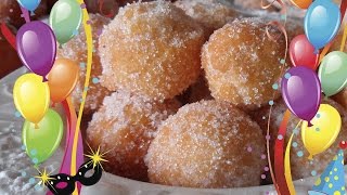 Ricetta di Carnevale Come Fare le Castagnole  Video Dolci Tipici [upl. by Rozalie]