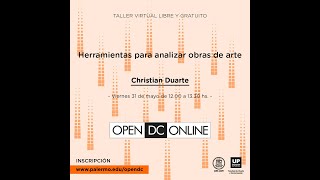 Herramientas para analizar obras de arte  Docente Cristian Duarte [upl. by Nallak]