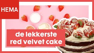 Bakken met HEMA  Red Velvet Taart [upl. by Maon563]