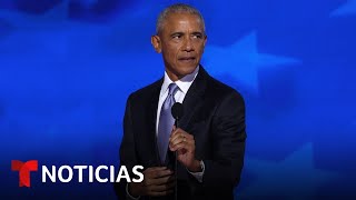 El discurso completo de Barack Obama en la Convención Nacional Demócrata 2024  Noticias Telemundo [upl. by Nettirb]