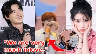 Lee Jong Suk GONE VIRAL FOR HIS UNEXPECTED REACTION when a FAN TALKED ABOUT IU 💕 [upl. by Lolande]