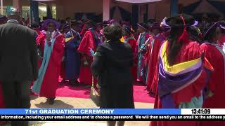 UoN  71st GRADUATION CEREMONY [upl. by Brenna]