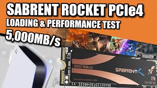 A GAMING SSD Sabrent Rocket 4 Plus G Review DirectStorage [upl. by Aissej206]