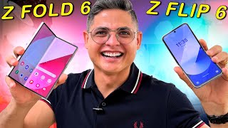 SAMSUNG Galaxy Z Fold6 e Z Flip6  ESTOU com os NOVOS DOBRÁVEIS em MÃOS [upl. by Oirevlis]