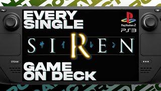 Reviewing Every SIREN Game on Steam Deck [upl. by Warenne]