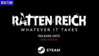 Reacting to Ratten Reich Official Early Access Release Date Trailer [upl. by Aener]