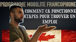 Programme Mobilité francophone Canada les conditions pour le niveau de francais [upl. by Nole]